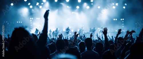 Wallpaper Mural The electrifying atmosphere of a concert filled with enthusiastic fans. Torontodigital.ca