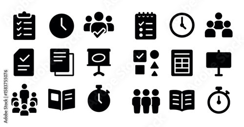 Efficient Meeting Icons