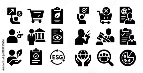 Corporate Accountability Icons