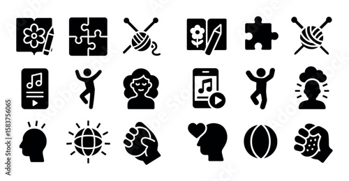 Stress Relief Icons