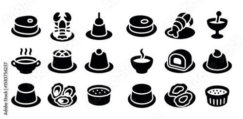 Elegant Dining Icons