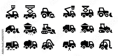 Maintenance Vehicle Icons