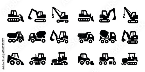 Construction Vehicle Icons