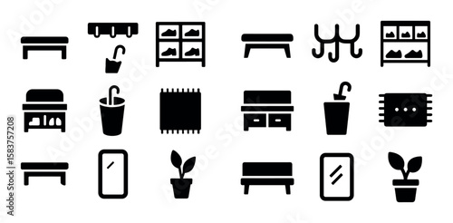 Mudroom Essentials Icons