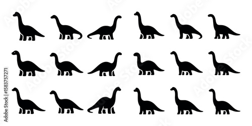 Dinosaur Icon Grid