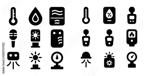 Environment Sensor Icons