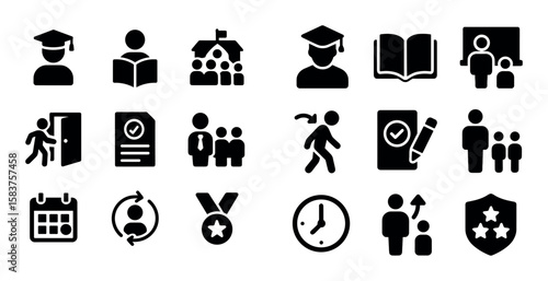 Education Metrics Icons
