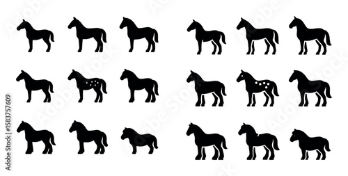 Horse Breeds Icons