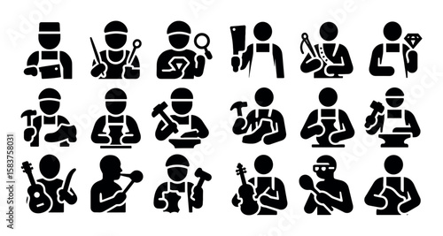 Trade Worker Icons