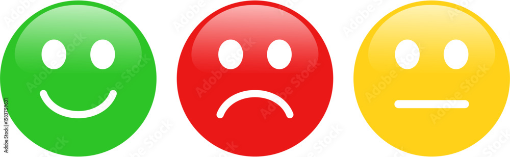 3D rating emoji icons set with colorful shine effect. Feedback emoticons for excellent, good, neutral, bad, very bad expressions. Customer review reaction symbols pack 3D rating emoji icons set with colorful shine effect. Feedback emoticons for excellent, good, neutral, bad, very bad expressions. Customer review reaction symbols pack