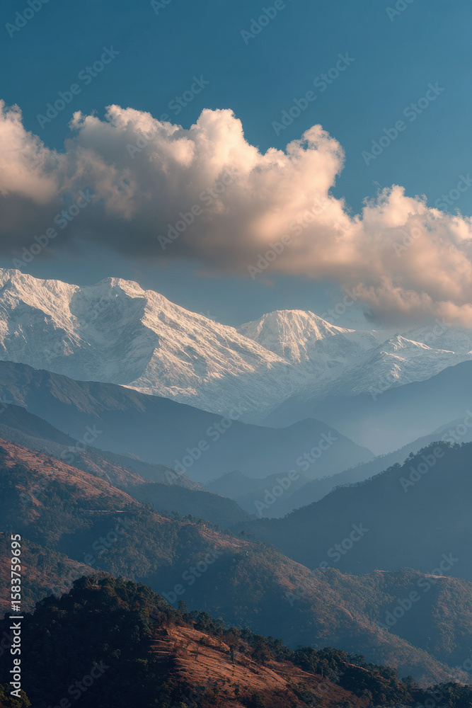 Fototapeta premium explore majestic mountains revered in myths and legends from different cultures around world