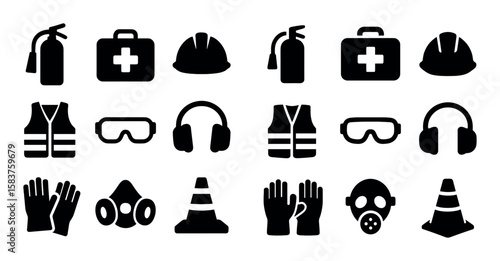 Safety Gear Icons