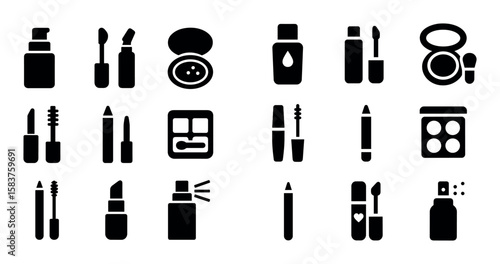 Makeup Icons Grid