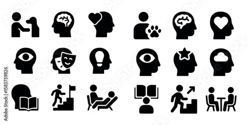 Psychology Icon Grid