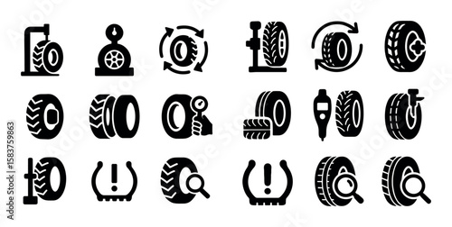 Tire Service Icons