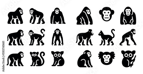 Primate Icon Grid