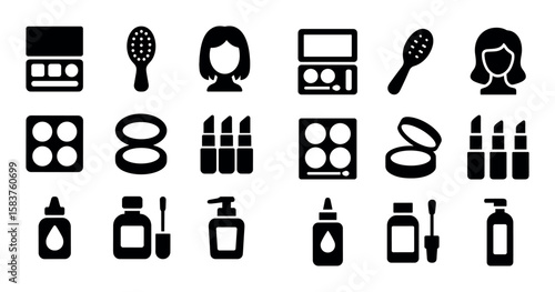Makeup and Hair Icons