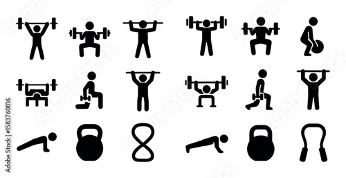 Strength Training Icons