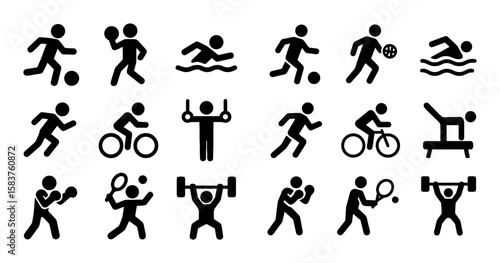 Athlete Icon Grid