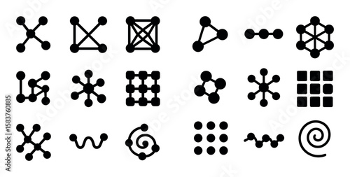Network Motifs Icons