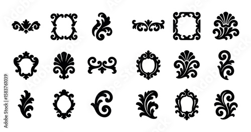 Baroque Scrolls Icons