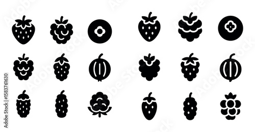 Berry Icon Grid
