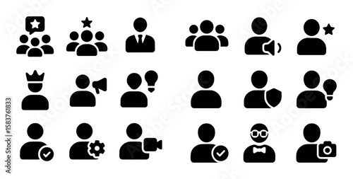 Influencer Icons Grid