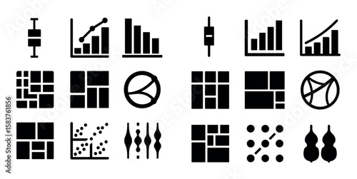 Statistical Icons Grid