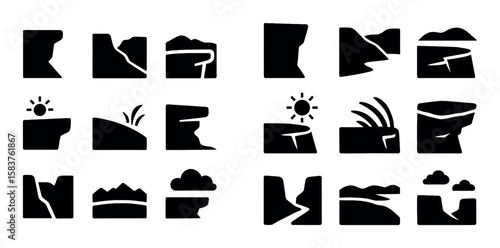 Bluff Overlook Icons