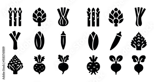 Gourmet Icons Grid