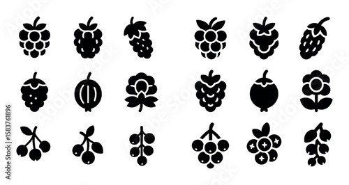 Berry Icons Grid