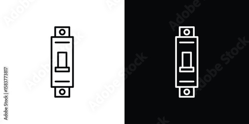 Circuit Breaker icon in outline style. Vector.
