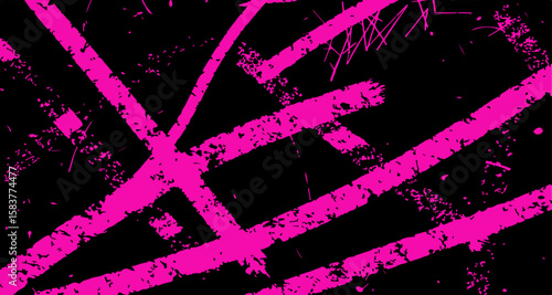 Abstract Expression: A dynamic composition bursts forth with vibrant, gestural strokes, set against a stark, high-contrast backdrop, exuding energy and creative vision.