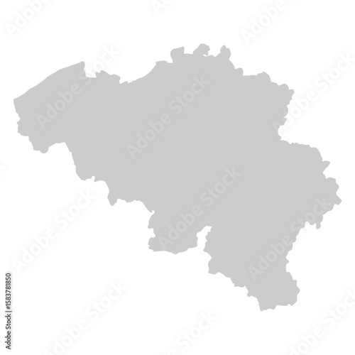 map of Belgium shadow