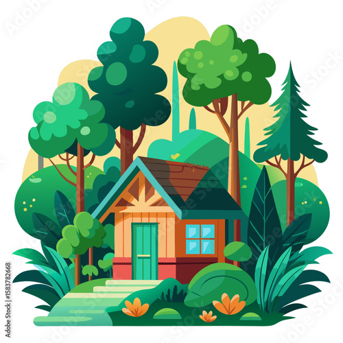 house in the forest