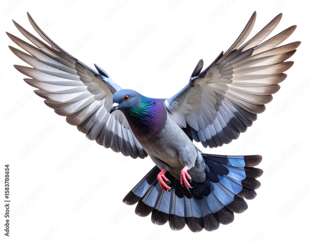 Obraz premium blue bird flying