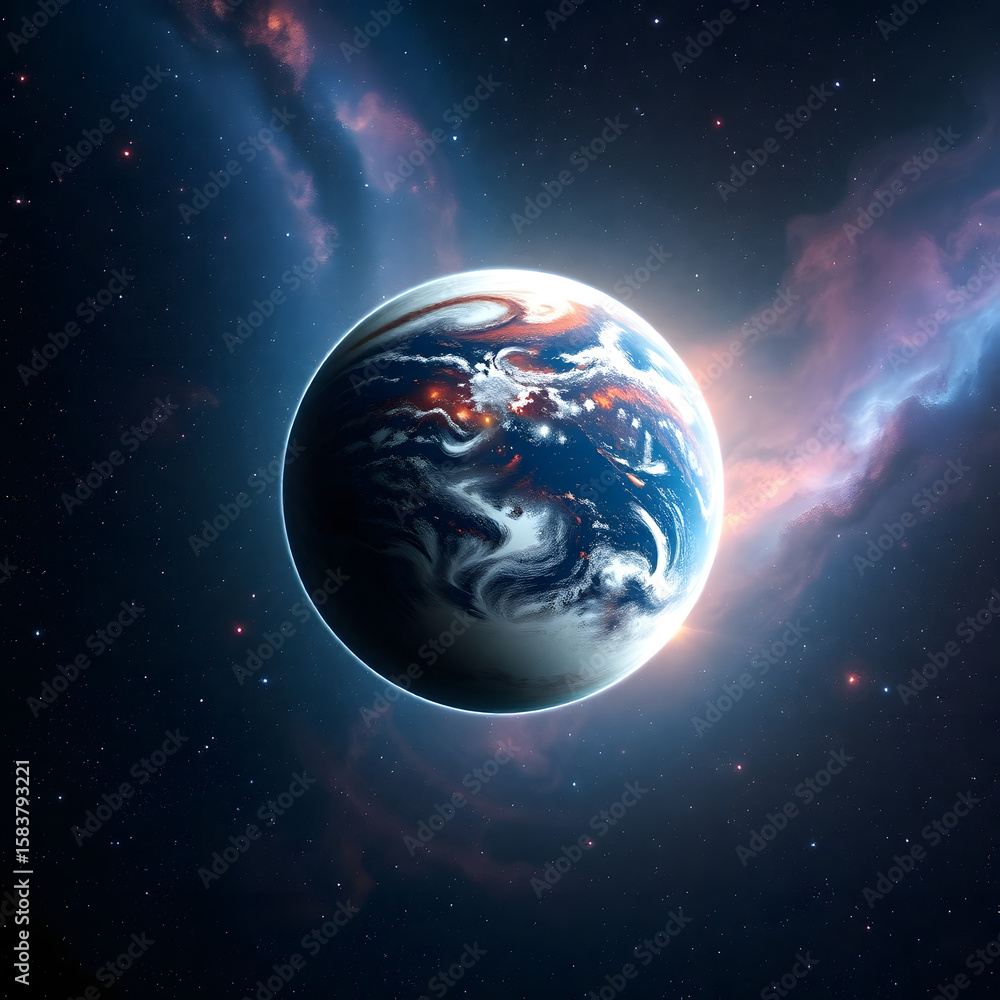 Fototapeta premium abstract space background