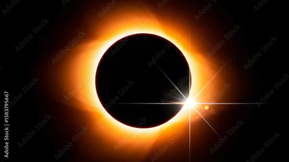 A stunning solar eclipse creates a ring of fire in the sky