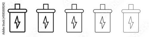 Isotonic icon with editable stroke eps 10 vector illustration. Outline drawing.