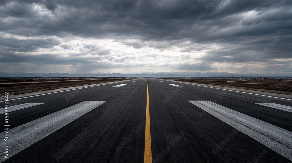Fototapeta premium Airport runway 