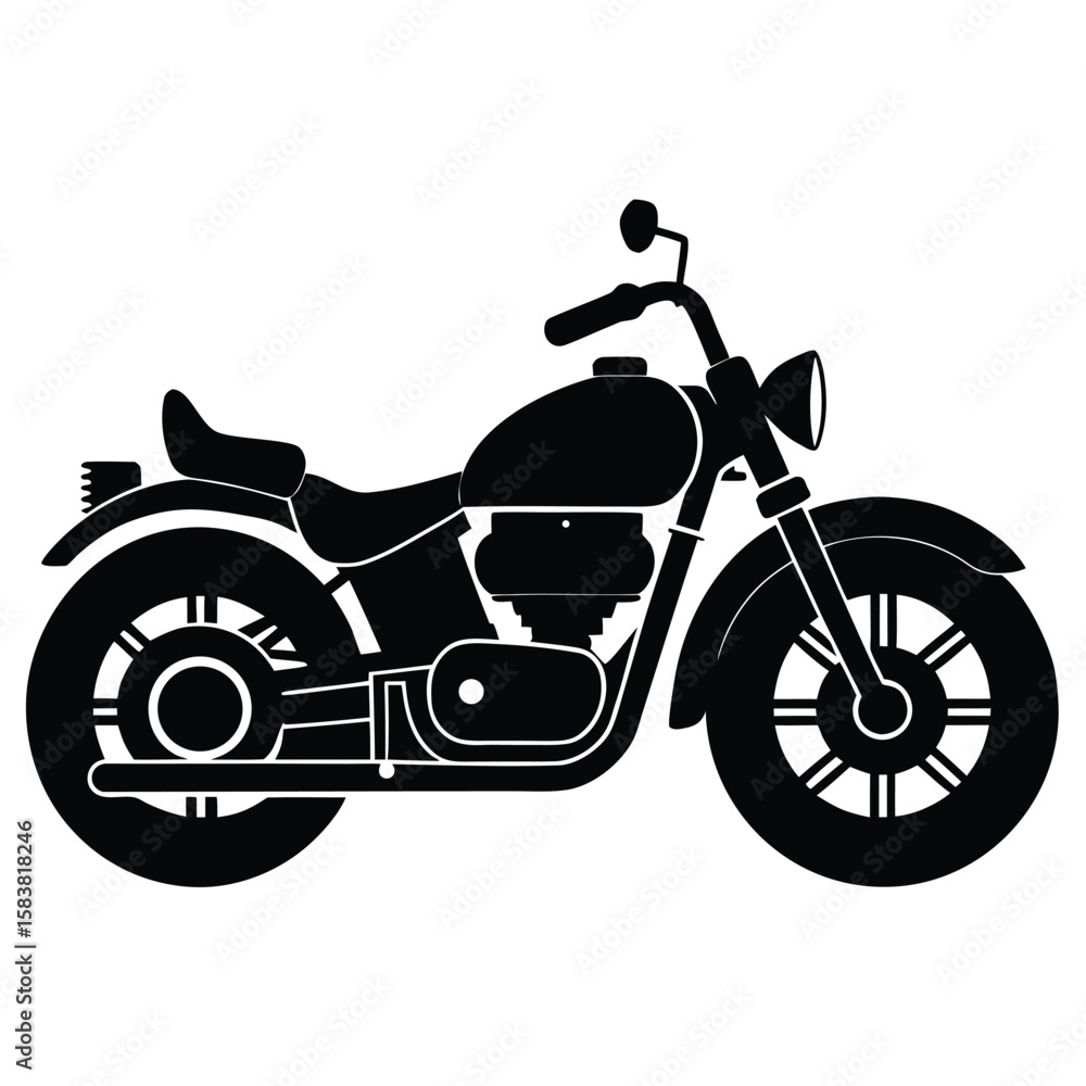Fototapeta premium motorcycle vector illustration