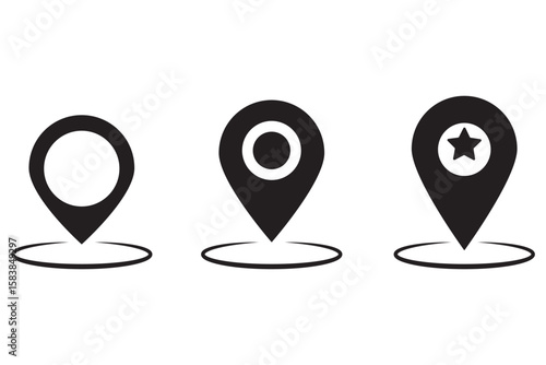 Free Download Location map pin icons set. Location pin icon. destination icon. map pin.
location pin. EPS 10 - GFXLoad