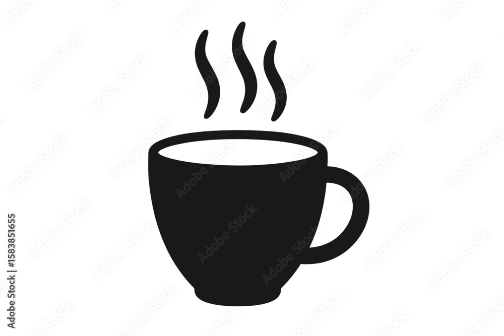 Hot Coffee Cup and Mug Icon, Tea Drink Flat Vector Illustration for Food Apps and Websites, Transparent PNG and Vector Graphic Design Hot Coffee Cup and Mug Icon, Tea Drink Flat Vector Illustration for Food Apps and Websites, Transparent PNG and Vector Graphic Design