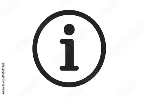 Information icon vector, info button symbol, transparent background, modern info sign illustration, UI design element, communication, help symbol, digital interface graphic