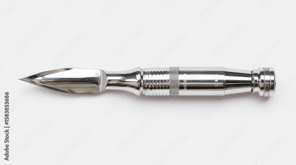 Obraz premium Metal tool, pointed blade