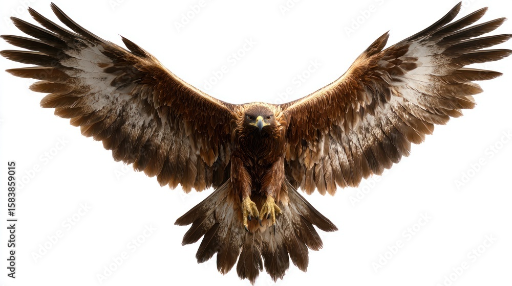Obraz premium Golden eagle in flight