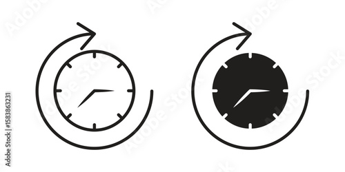 Past icon vector illustration on a transparent background.