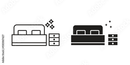 Clean Room icon vector illustration on a transparent background.