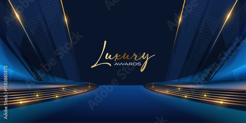 Modern Luxury Award Background. Premium Looking Graphic Template. Royal Look and Feel Banner. Elegant Anniversary Artwork. Elite Event Backdrop. Grand Celebration Invitation Card.