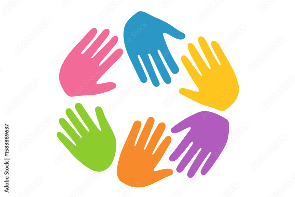 hand care logo design template, an illustration of a hand care vector icon hand care logo design template, an illustration of a hand care vector icon
